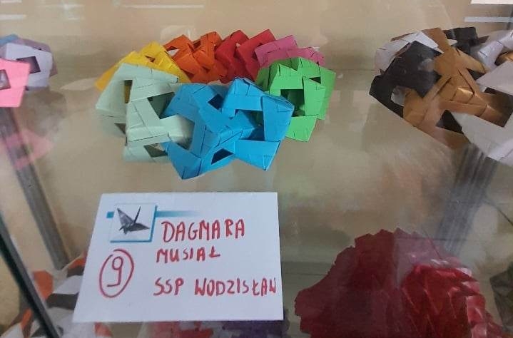 Dagmara Musiał finalistką XIV Ogólnopolskiego Konkursu - Matematyczne Origami „Żuraw”